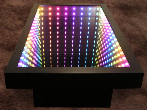 RGB Infinity Mirror Cocktail Table