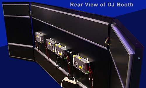 Rear View of DJ Booth