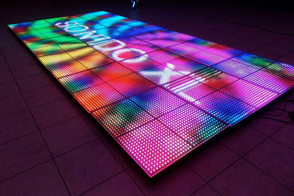 144 pixel interactive floor