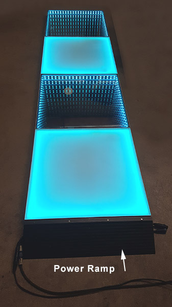 power ramp for infinity and frosted panels